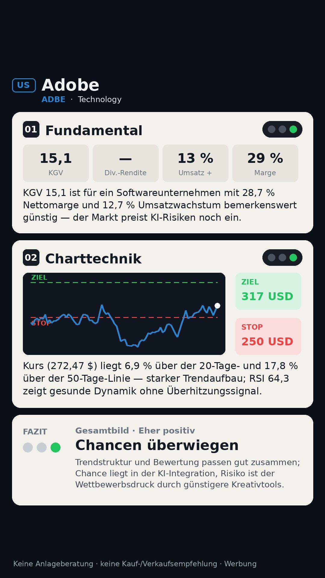Aktien-Analyse Adobe Inc. (ADBE)